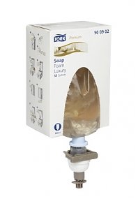 Tork Premium  Sabonete Creme Lavagem Mãos Luxury em Espuma 0,8 L